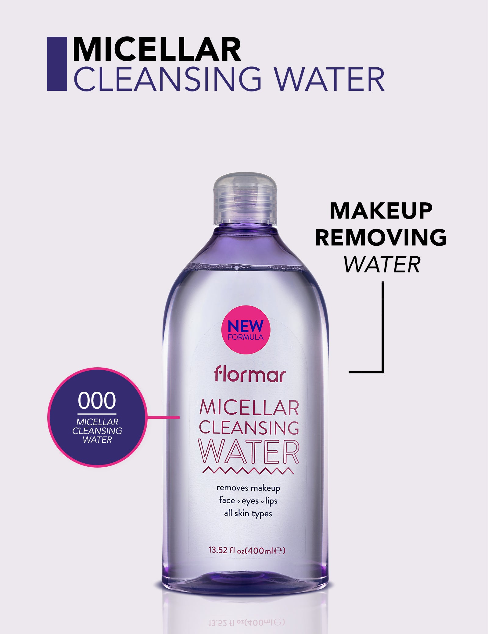 Pretty by Flormar Micellar Cleansing Water acqua micellare waterproof