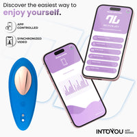 INTOYOU Per slip vibratore mutandine app blu silenzioso 10 modi