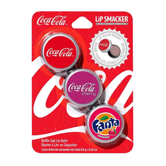 Lip Smacker Coca-Cola balsamo labbra trio 3 pezzi cola
