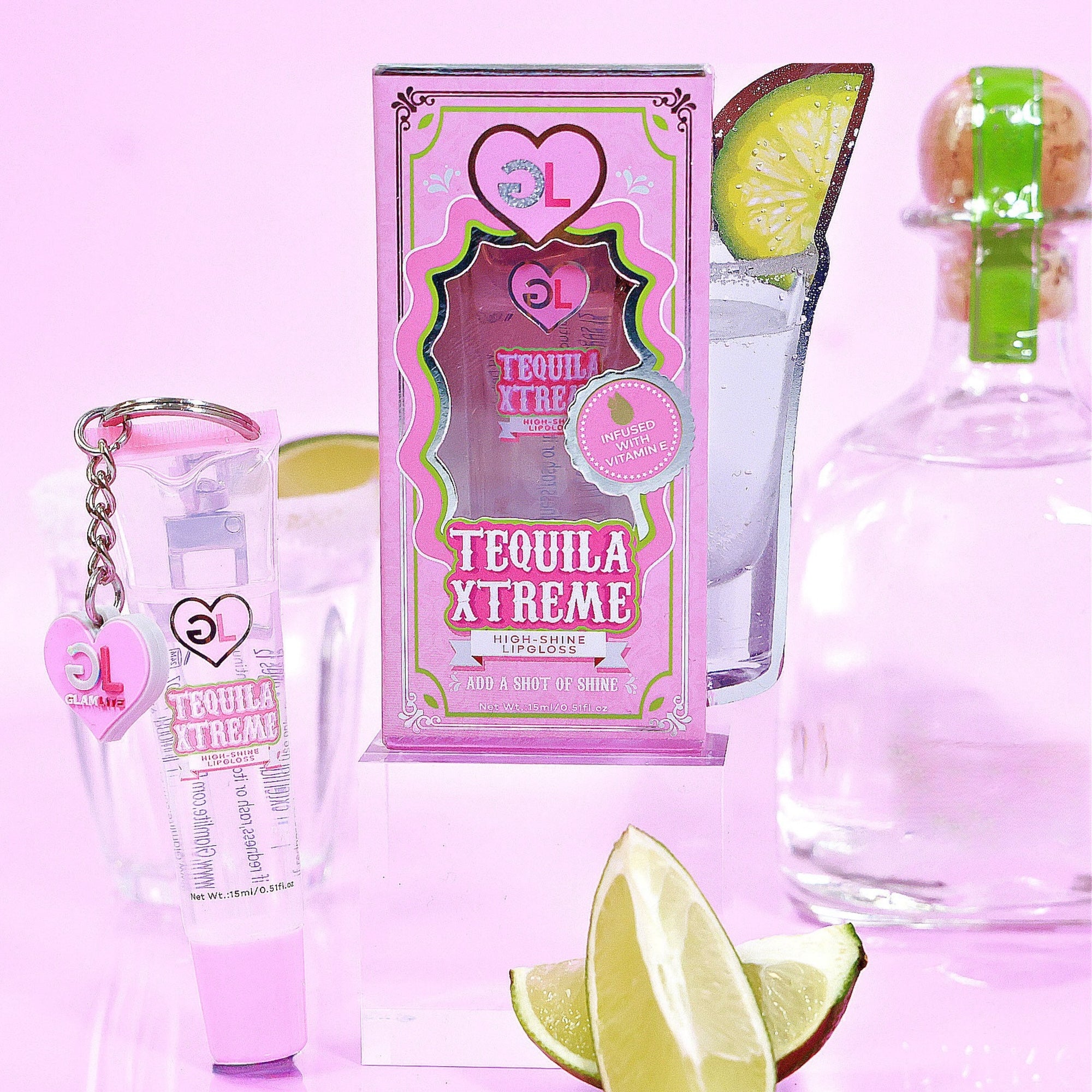 Glamlite Tequila Xtreme Lip Gloss lucidalabbra trasparente