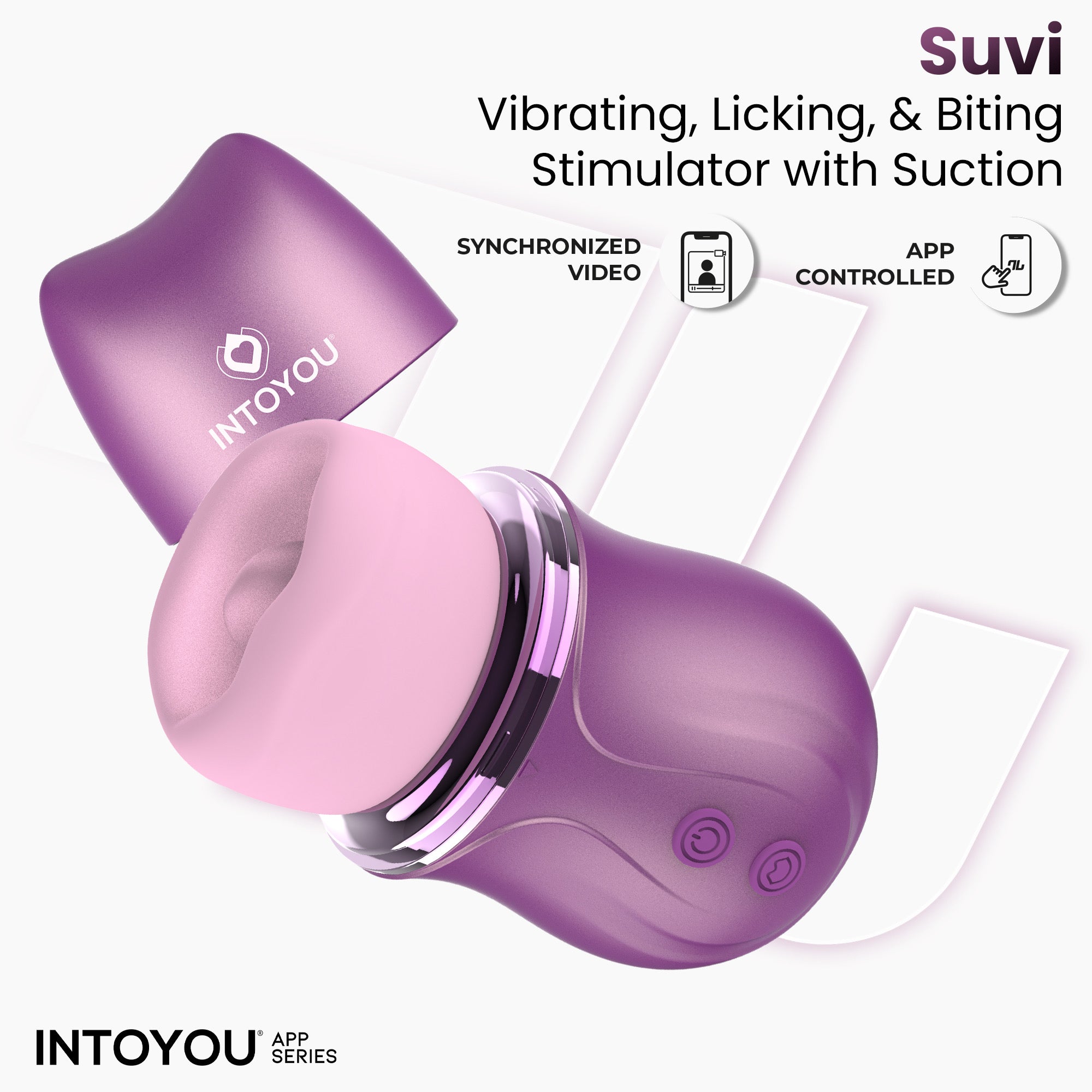 INTOYOU Suvi Stimolatore Clitoride 4 in 1 con App