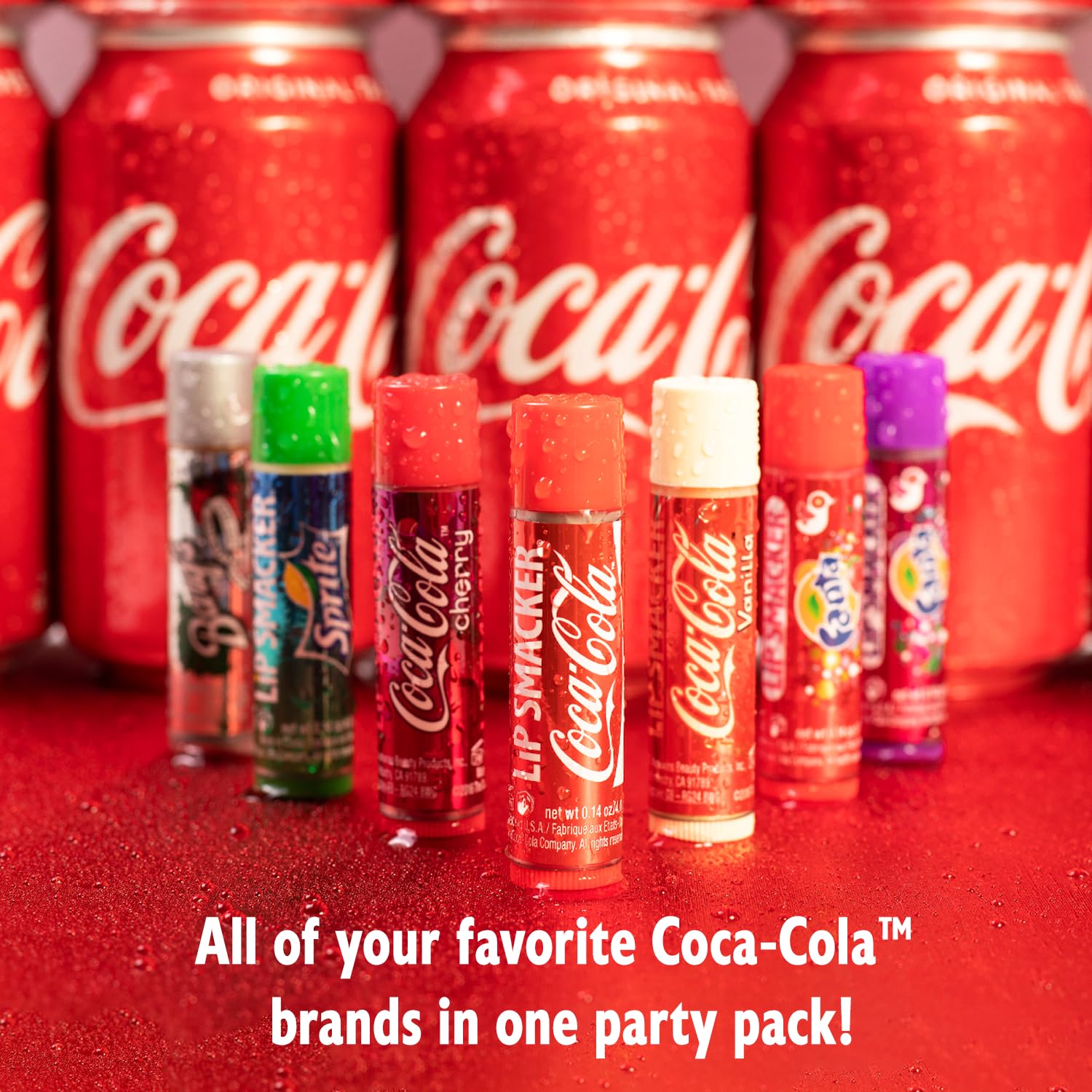 Lip Smacker Coca-Cola Set 8 Balsami Labbra Aroma Cola