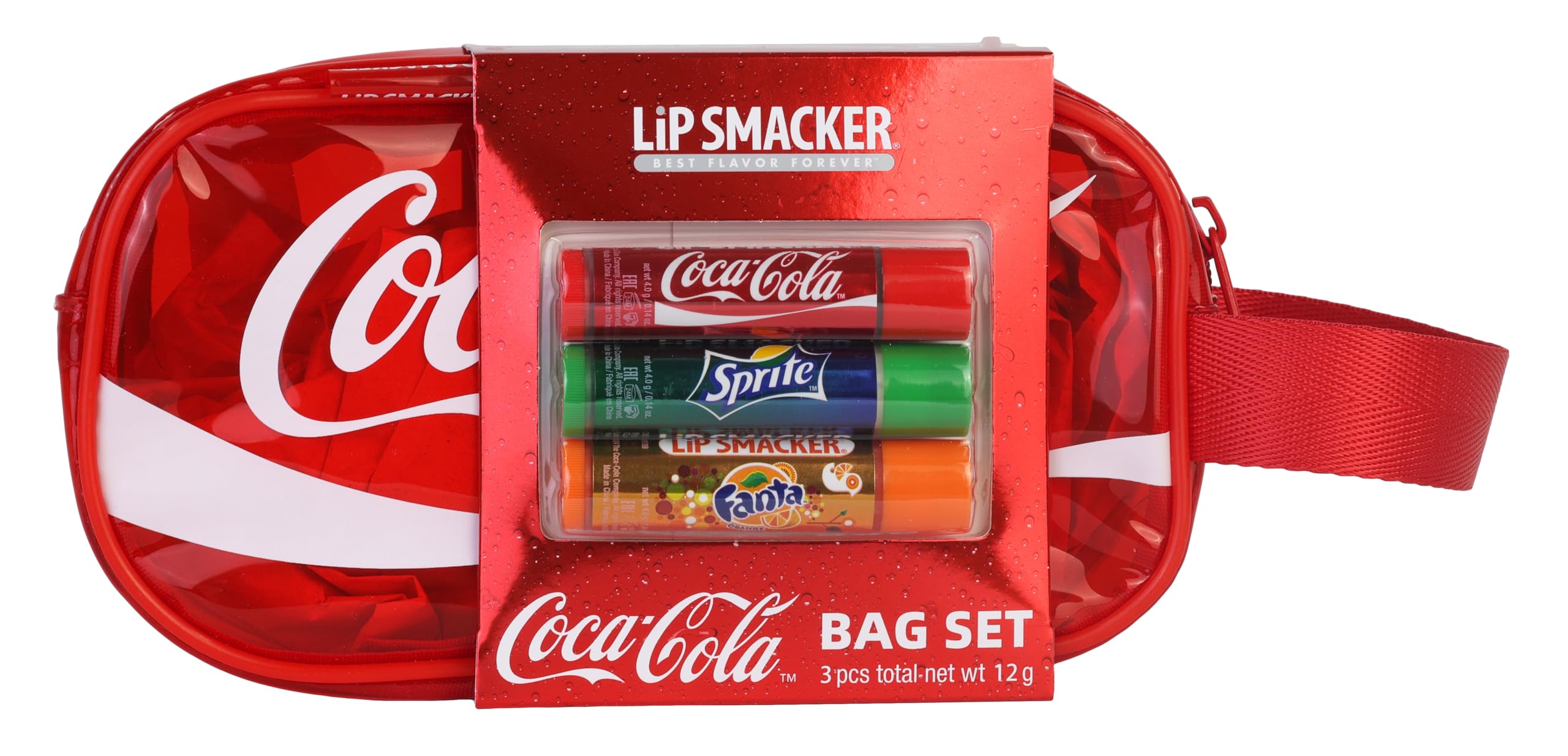 Lip Smacker Coca-Cola Handy Bag burrocacao 3 pezzi originale