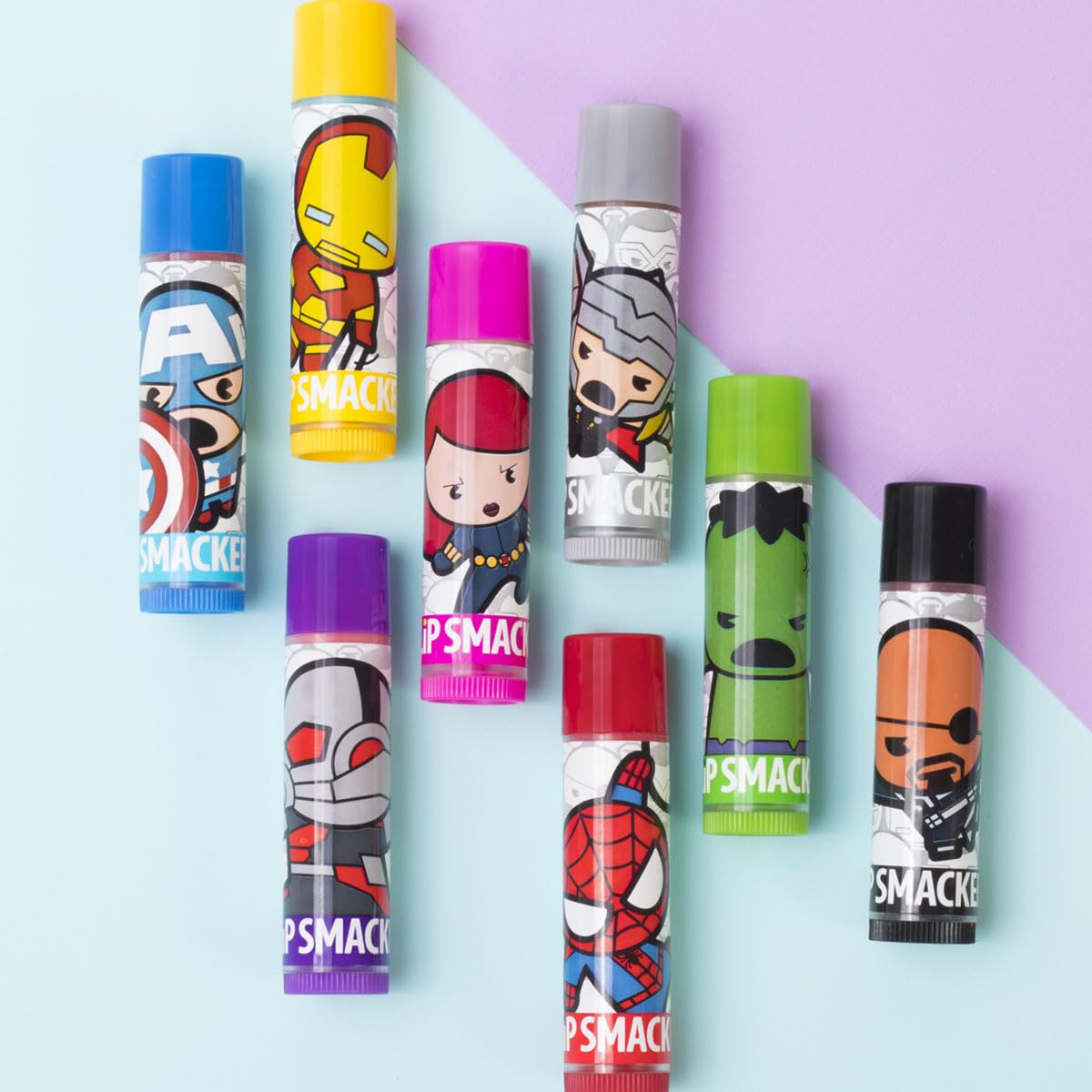 Lip Smacker Marvel Party Pack balsamo labbra 8 pezzi assortiti