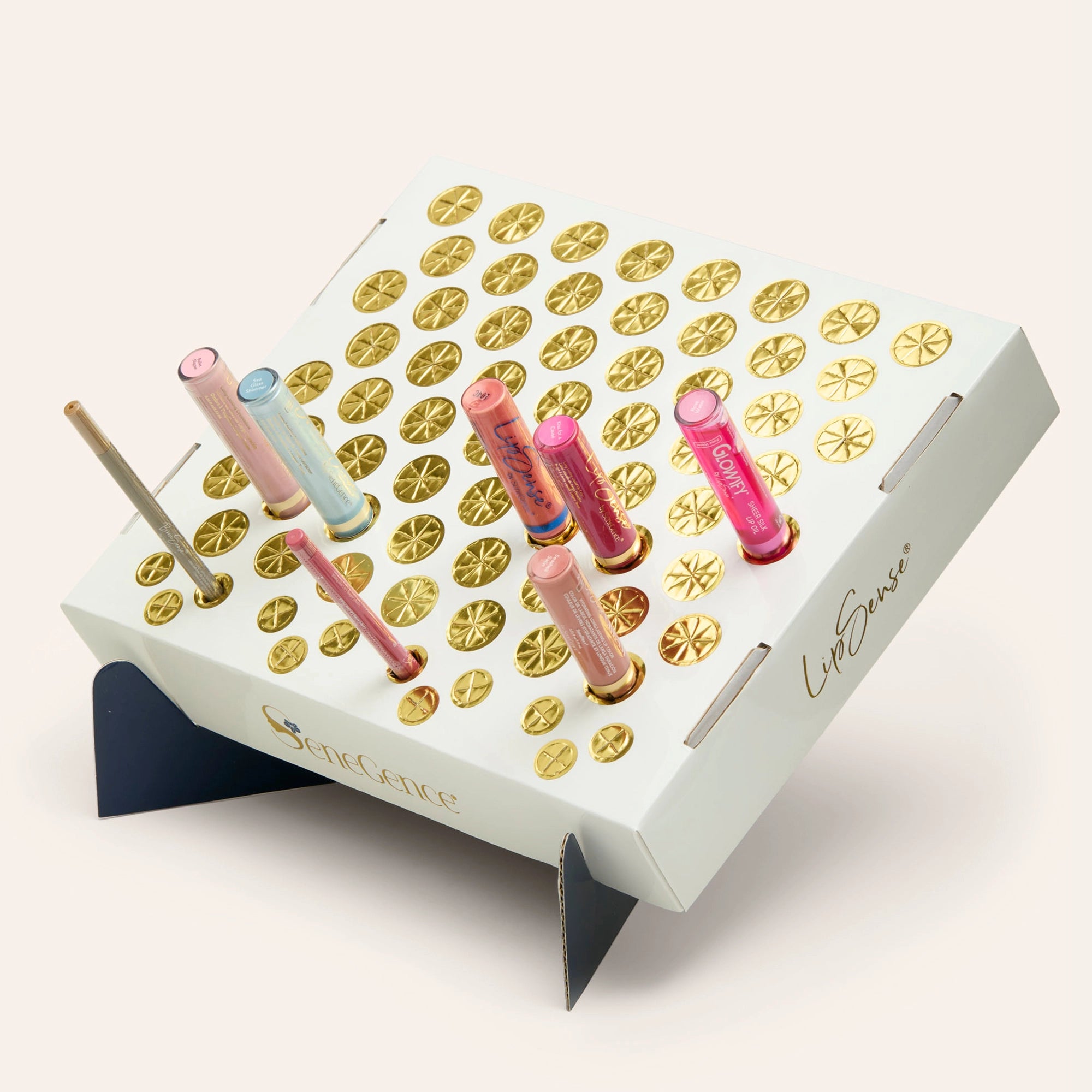 LipSense Collections espositore cosmetici 72 tubetti labbra occhi