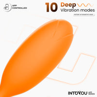 INTOYOU Uova Logan Uovo Vibrante Arancione 10 Modi