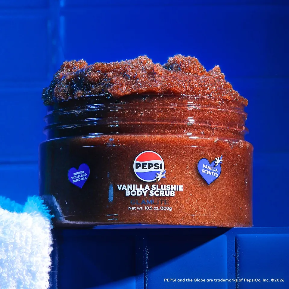 Glamlite Self-Care Essentials Pepsi Scrub corpo vaniglia