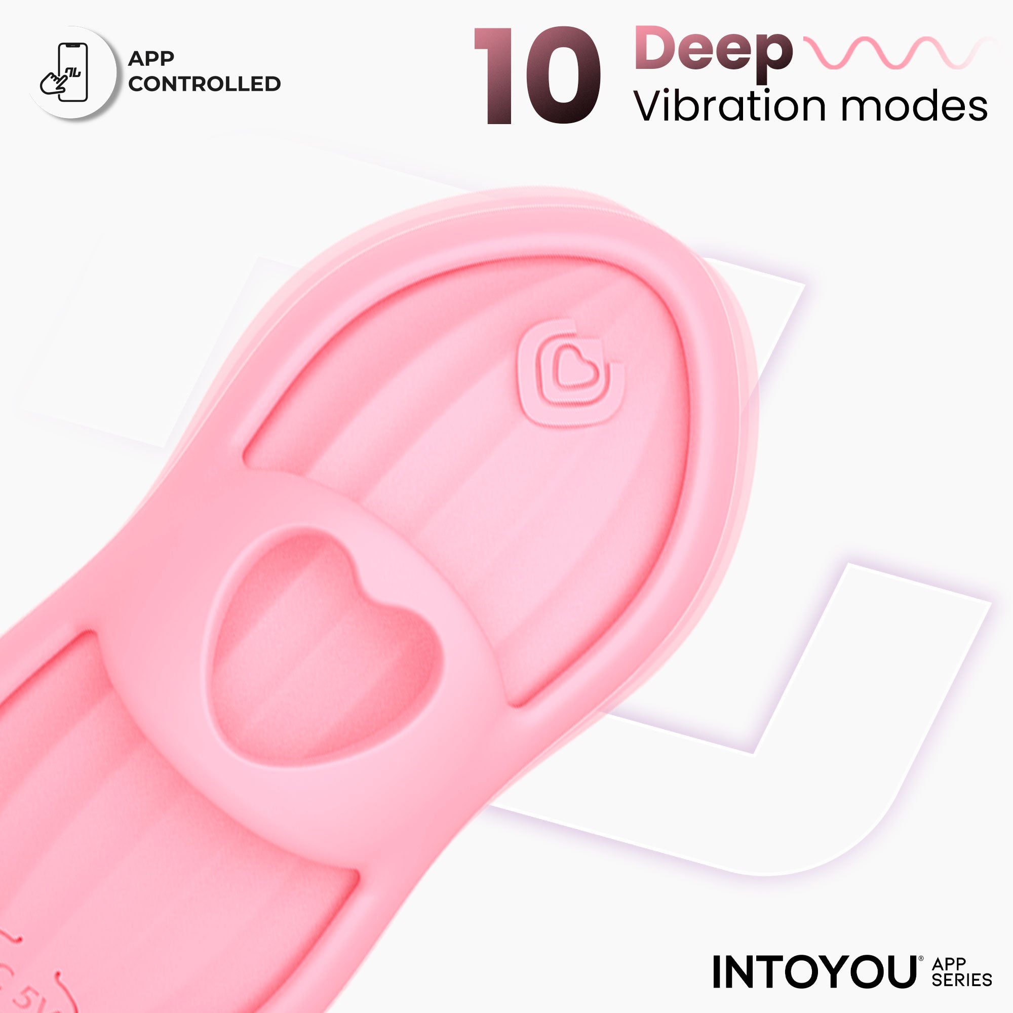INTOYOU Laia Stimolatore Dito con Calore Rosa App