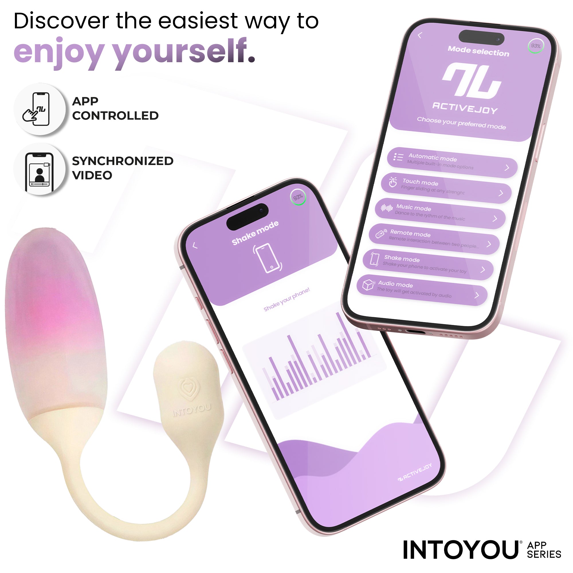 INTOYOU NexEgg uovo vibrante beige rosa app