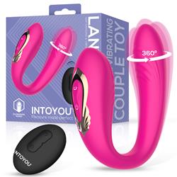INTOYOU Lanty vibratore di coppia oscillazione telecomando