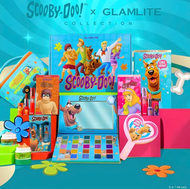 Glamlite Scooby-Doo set trucco 8 pezzi palette 25 colori