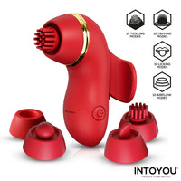 INTOYOU Beeny Stimolatore Clitoride 4 Testine Suzione