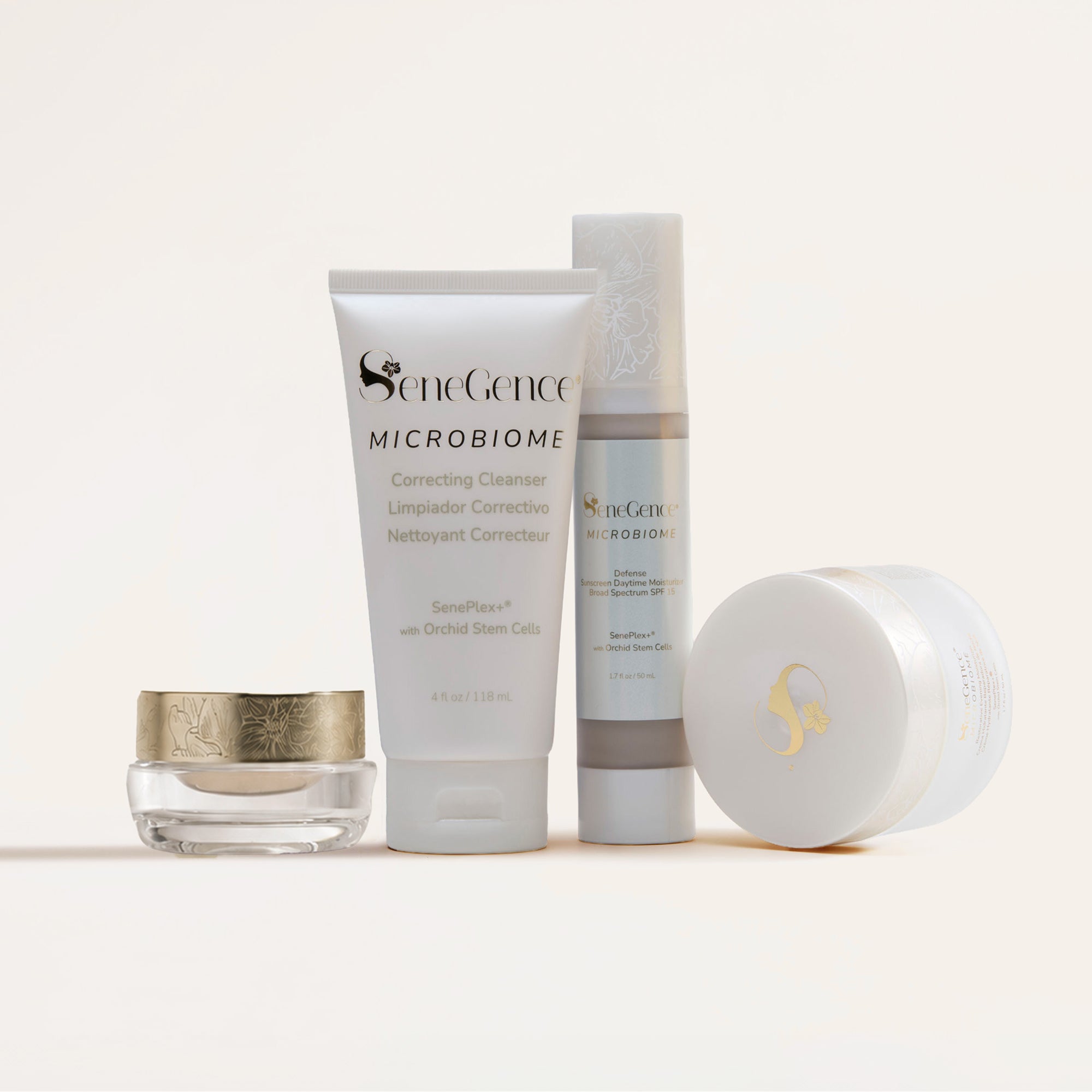 LipSense Microbiome set skincare viso 4 step riequilibrante