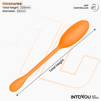 INTOYOU Uova Logan Uovo Vibrante Arancione 10 Modi