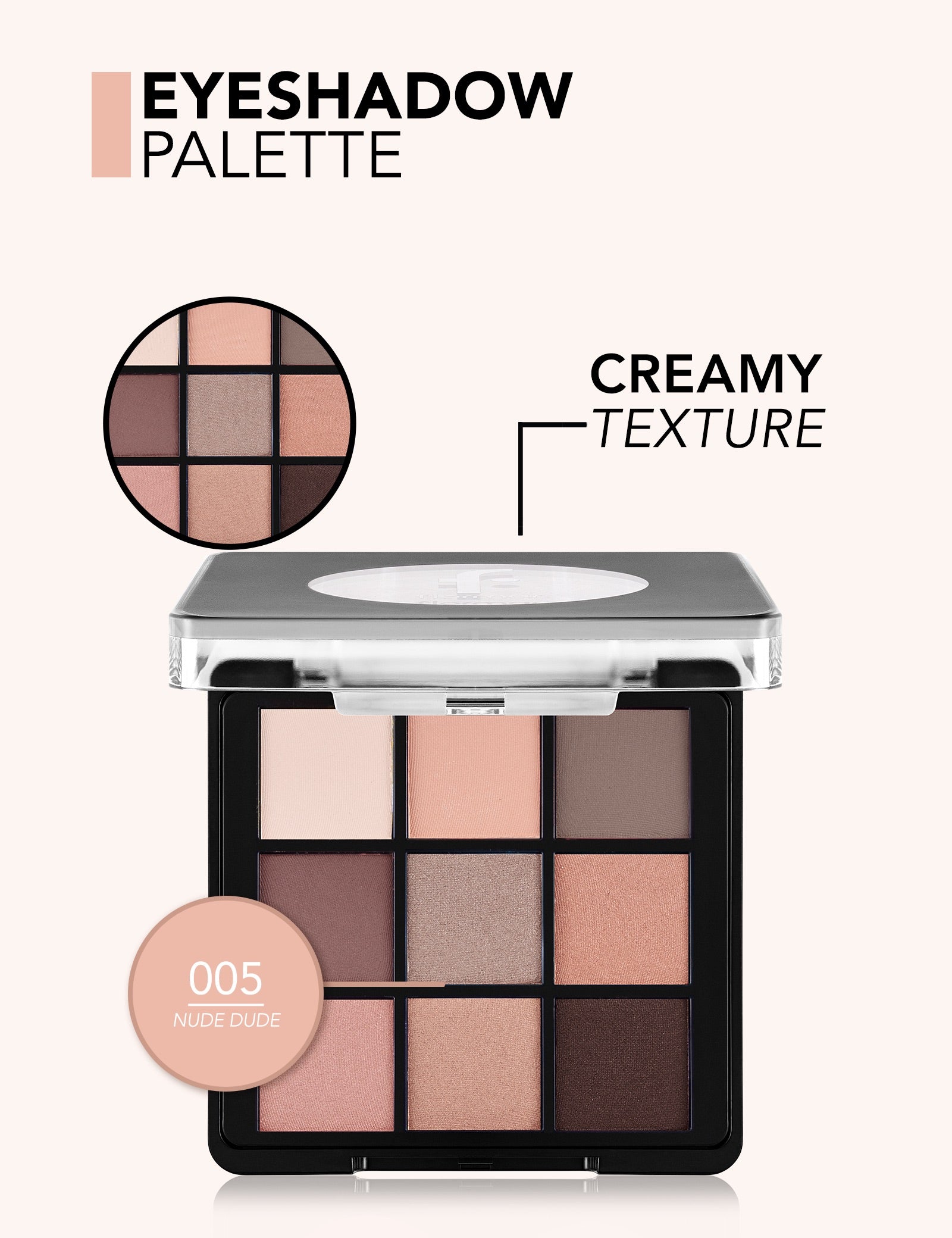 Pretty by Flormar Eyeshadow Palette trucco occhi 10 colori nude