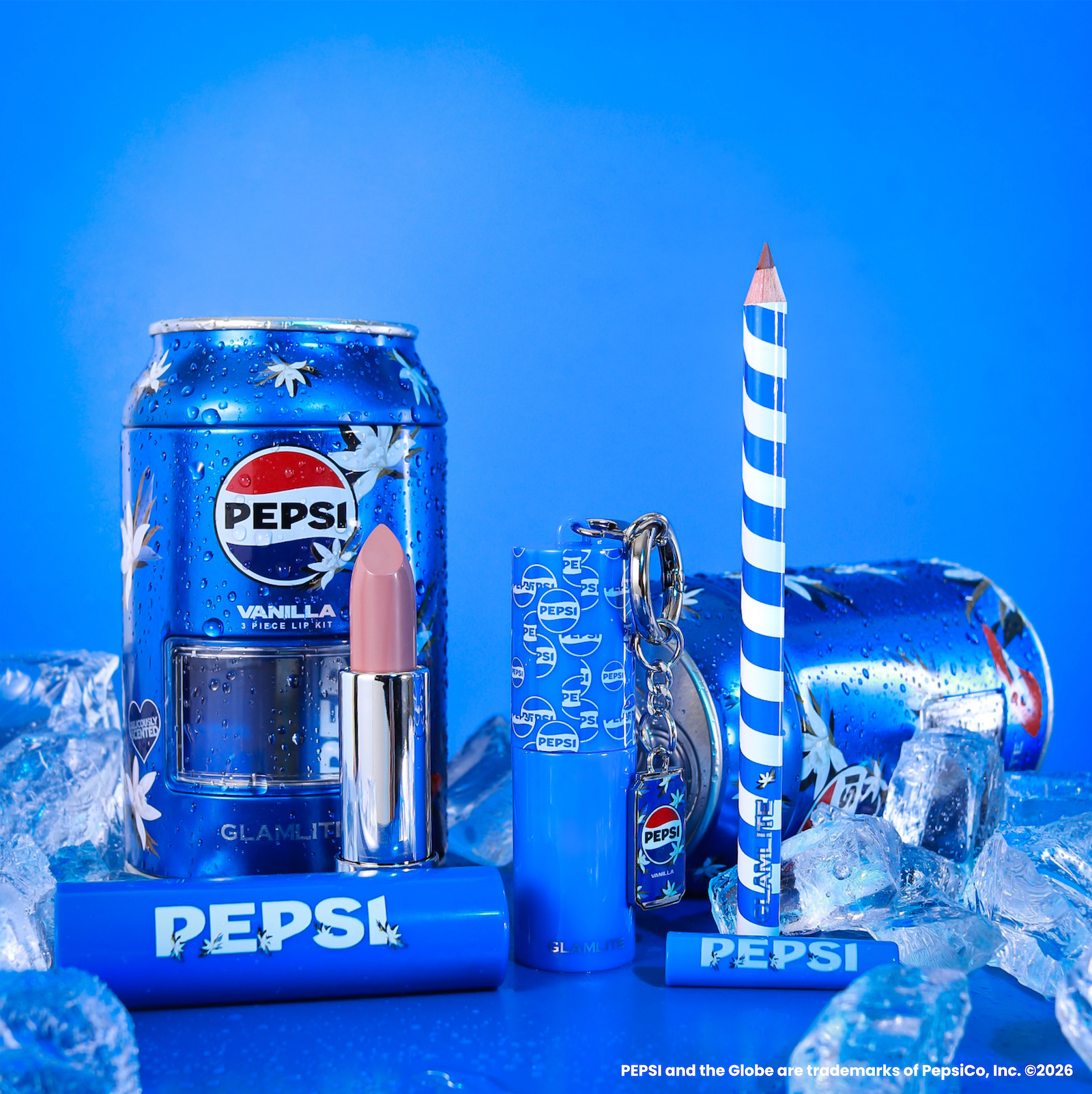 Glamlite Pepsi Lip Kit Bundle rossetto set amarena e vaniglia