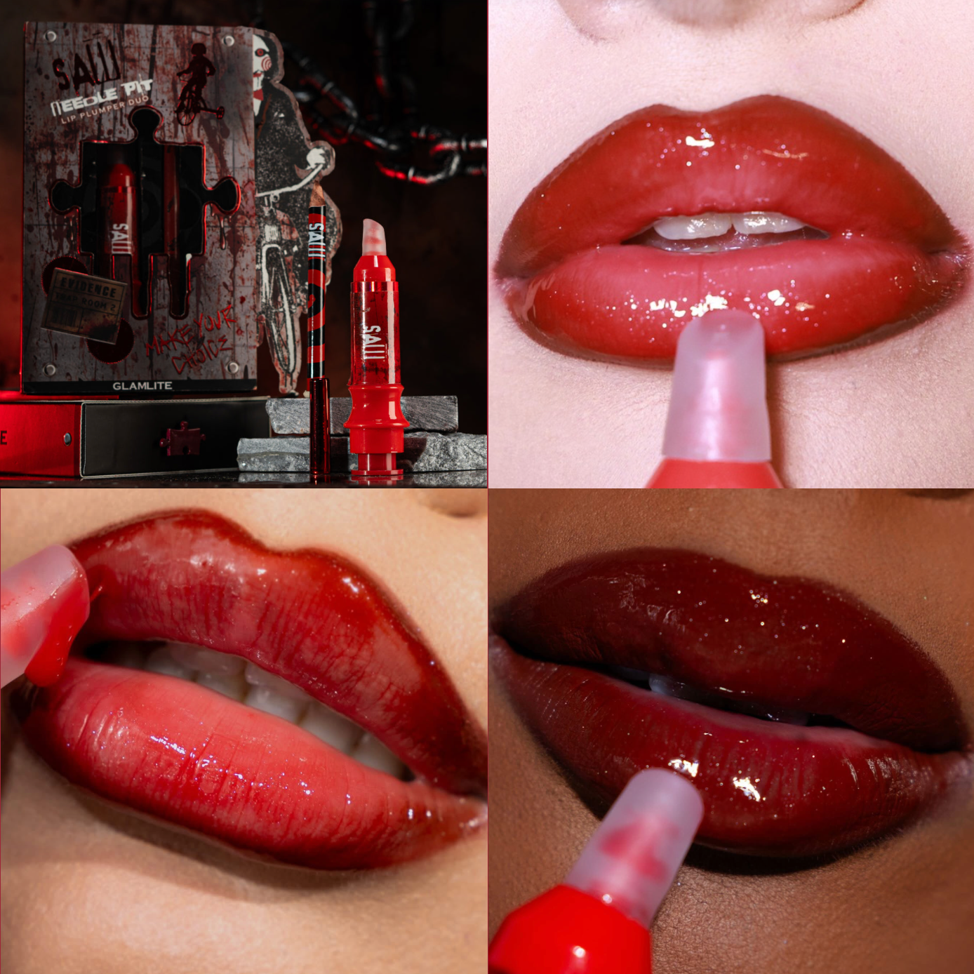 SAW x Glamlite kit labbra liner + volumizzante 2 pezzi