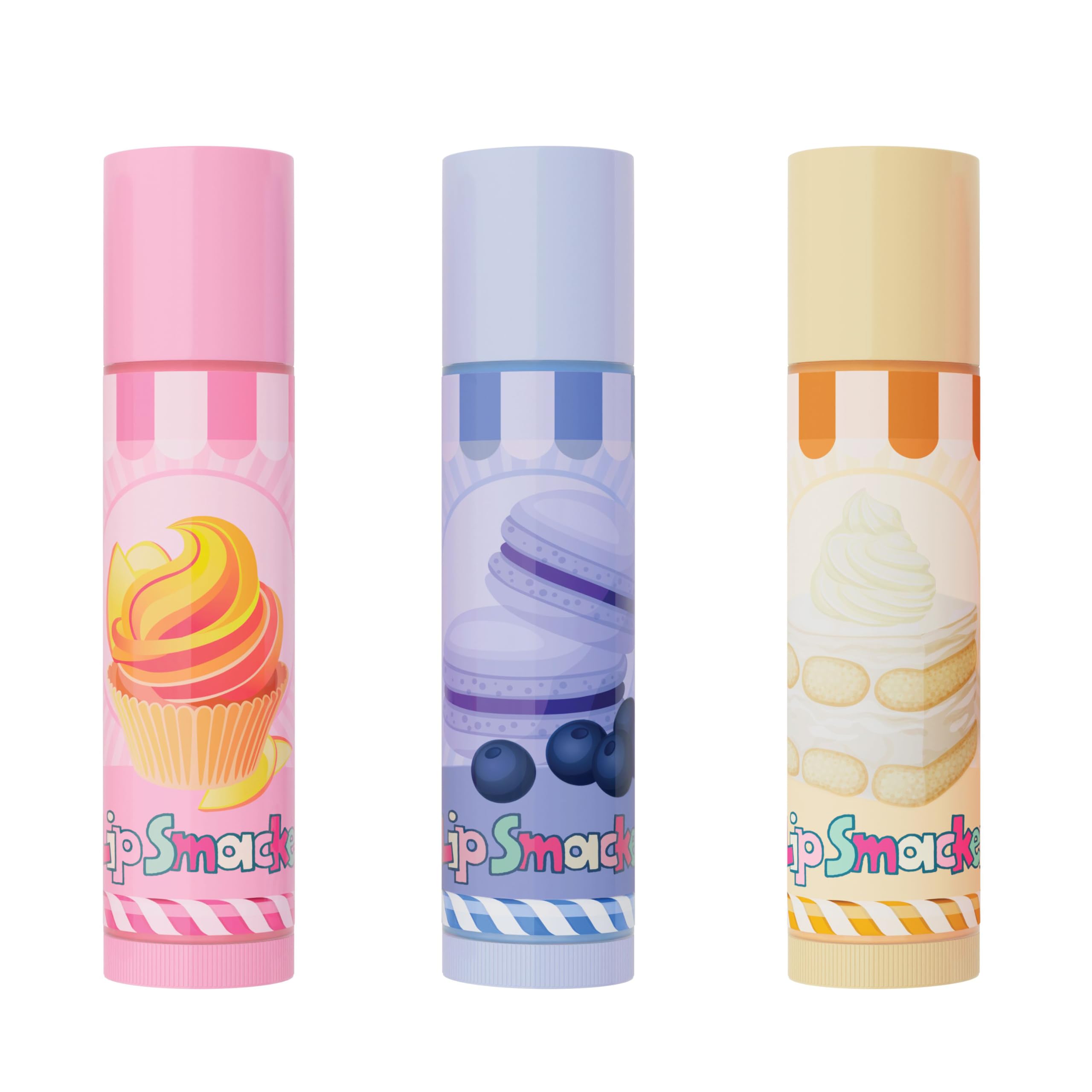 Lip Smacker Party Packs burrocacao trio pastry