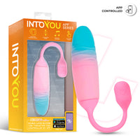 INTOYOU NexEgg Motion uovo vibrante rosa/turchese thrusting app