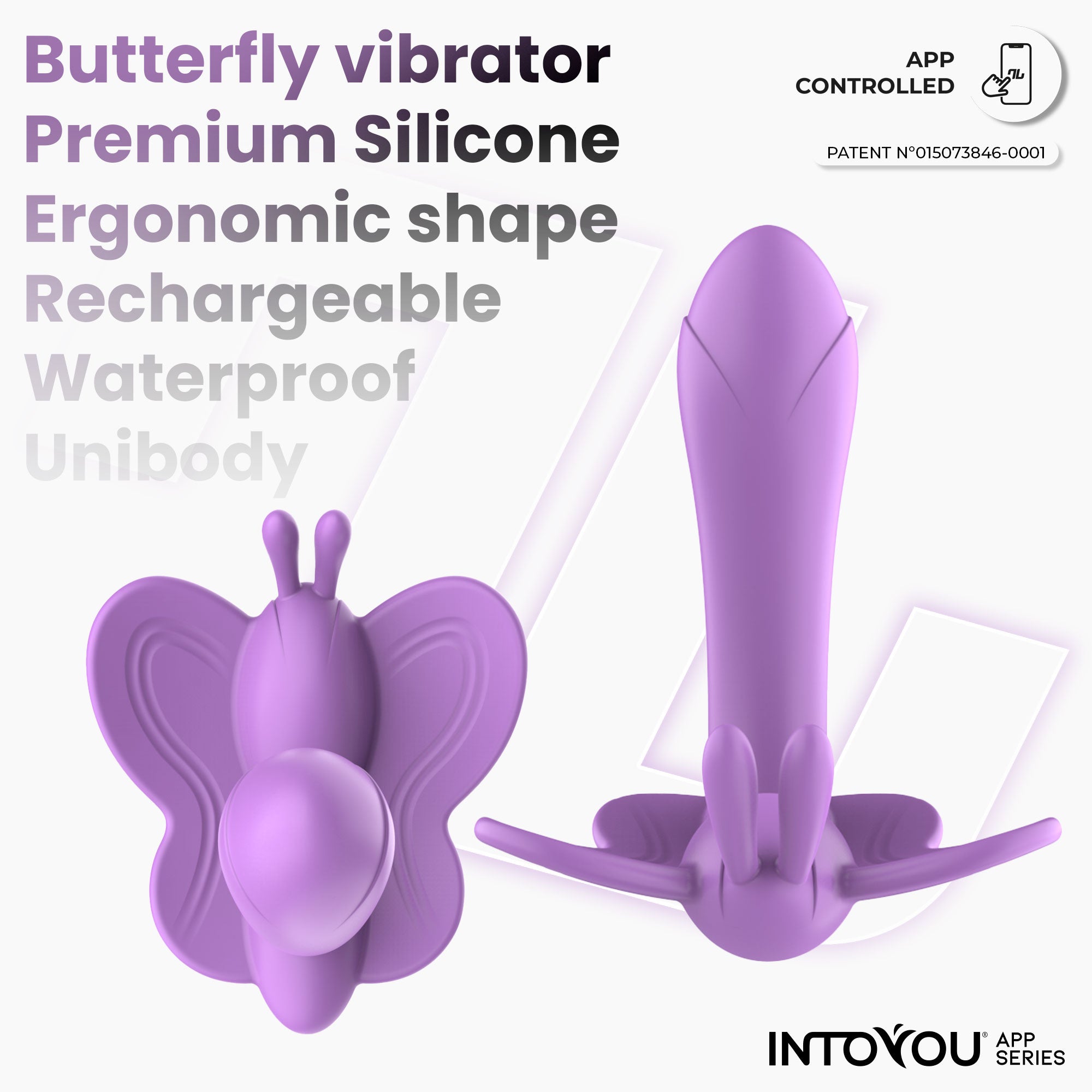 INTOYOU Wingy stimolatore clitoride farfalla Lavanda app