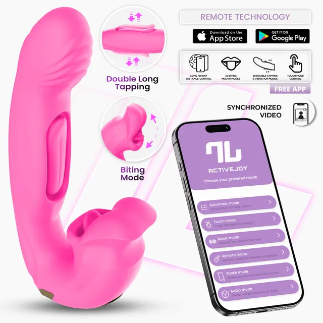 INTOYOU Bimby vibratore clitoride tapping con app doppia lingua