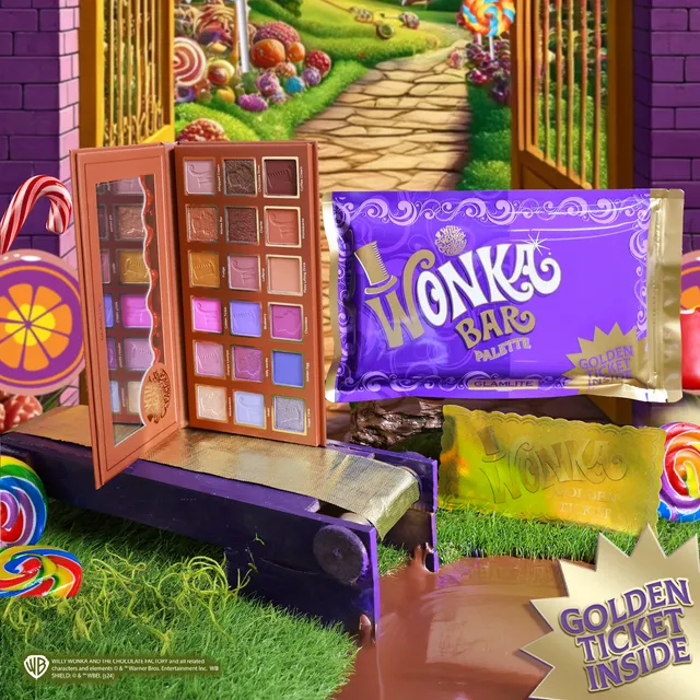 Glamlite Wonka Bar Palette Occhi Golden Ticket