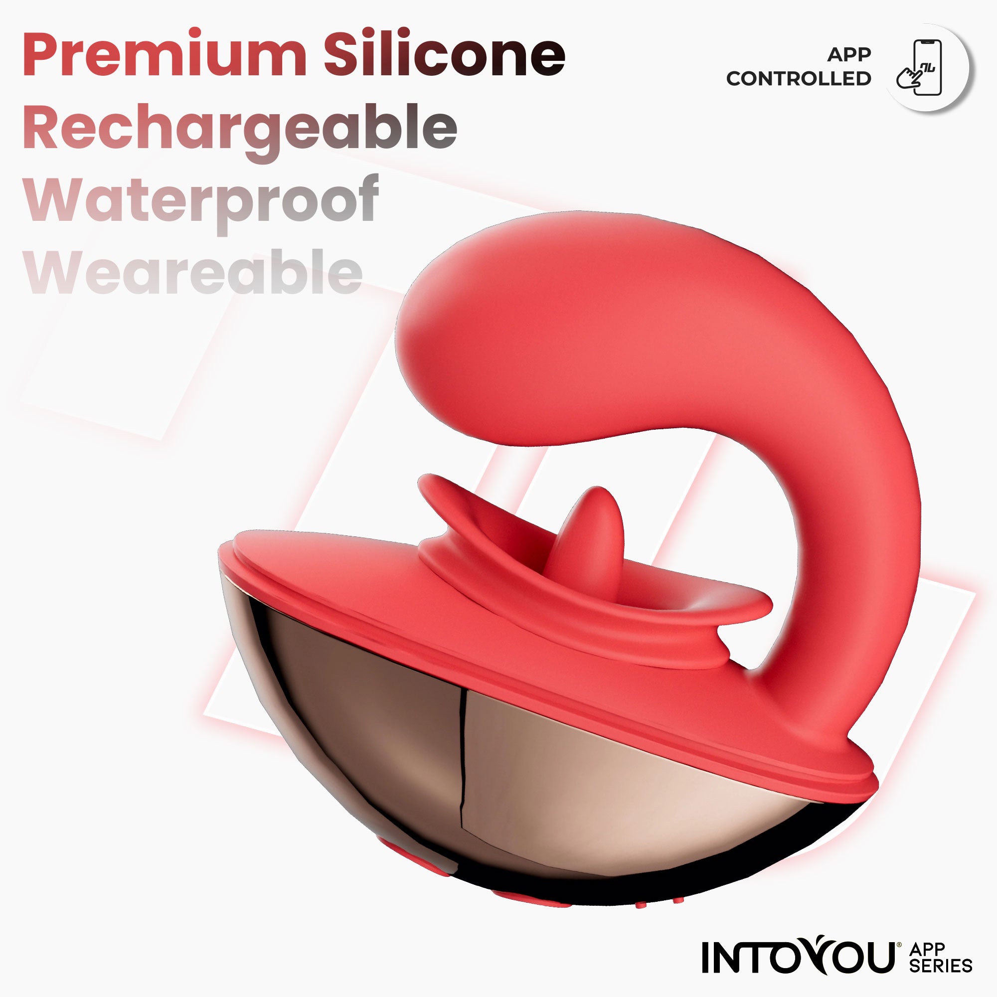 INTOYOU Rondy stimolatore licking punto G app silicone