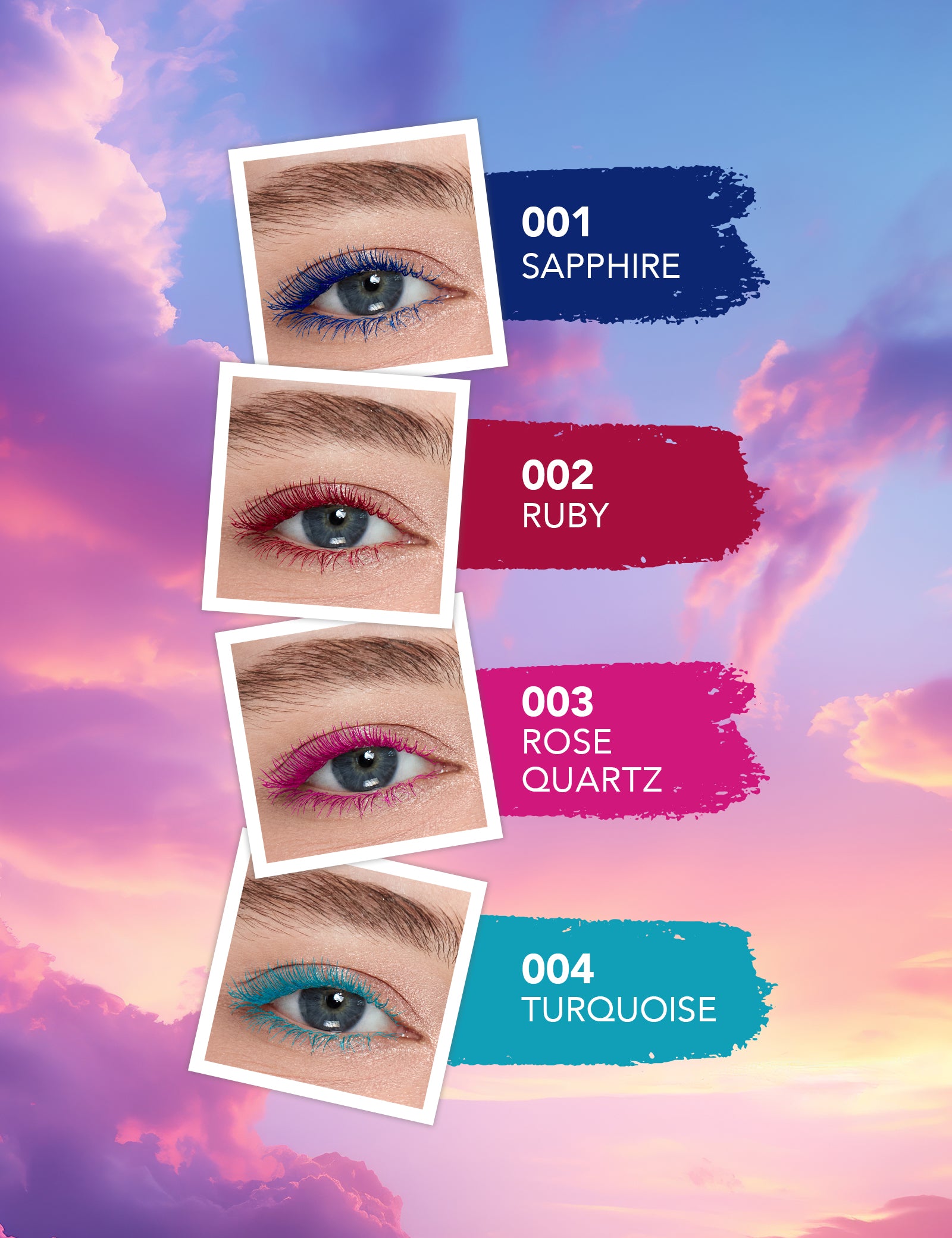 Pretty by Flormar Color Treasure 001 Sapphire mascara volumizzante