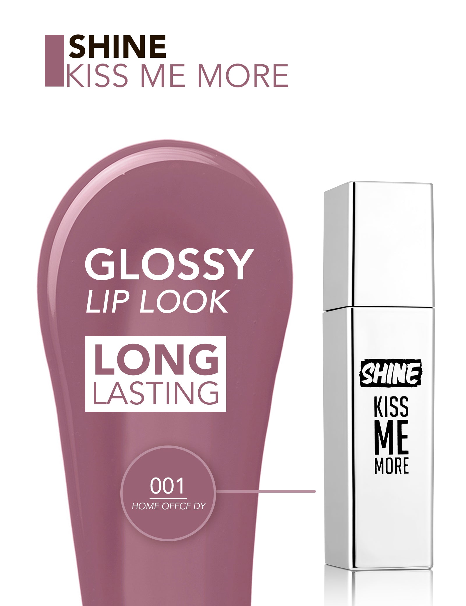 Pretty by Flormar Shine Kiss Me More Lip Tattoo rossetto 004 Fall Rose