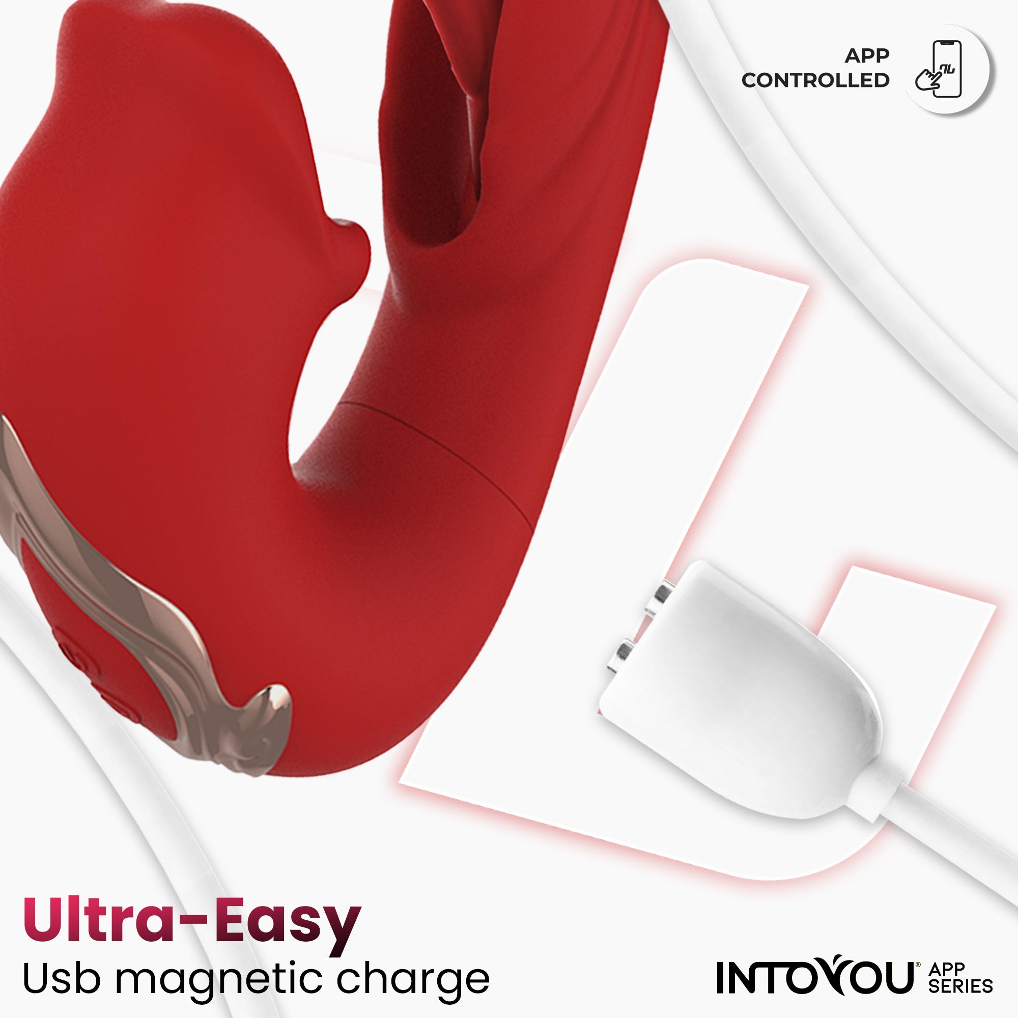 INTOYOU Mouty Vibratore Punto G e Clitoride con App