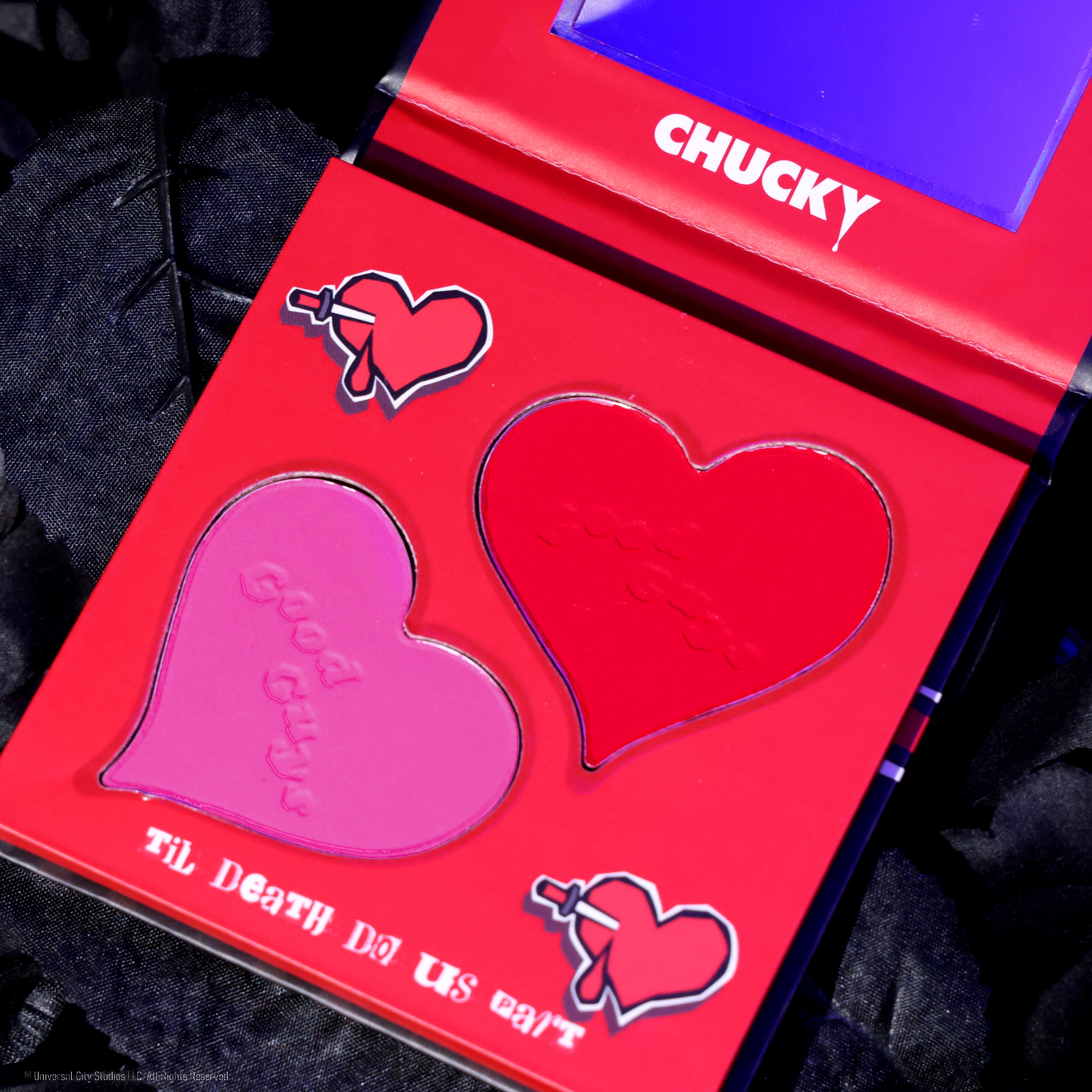 Glamlite Blush Chucky fard duo rosa rosso
