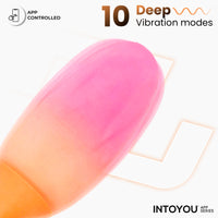 INTOYOU NexEgg Uovo Vibrante con App Arancione Rosa
