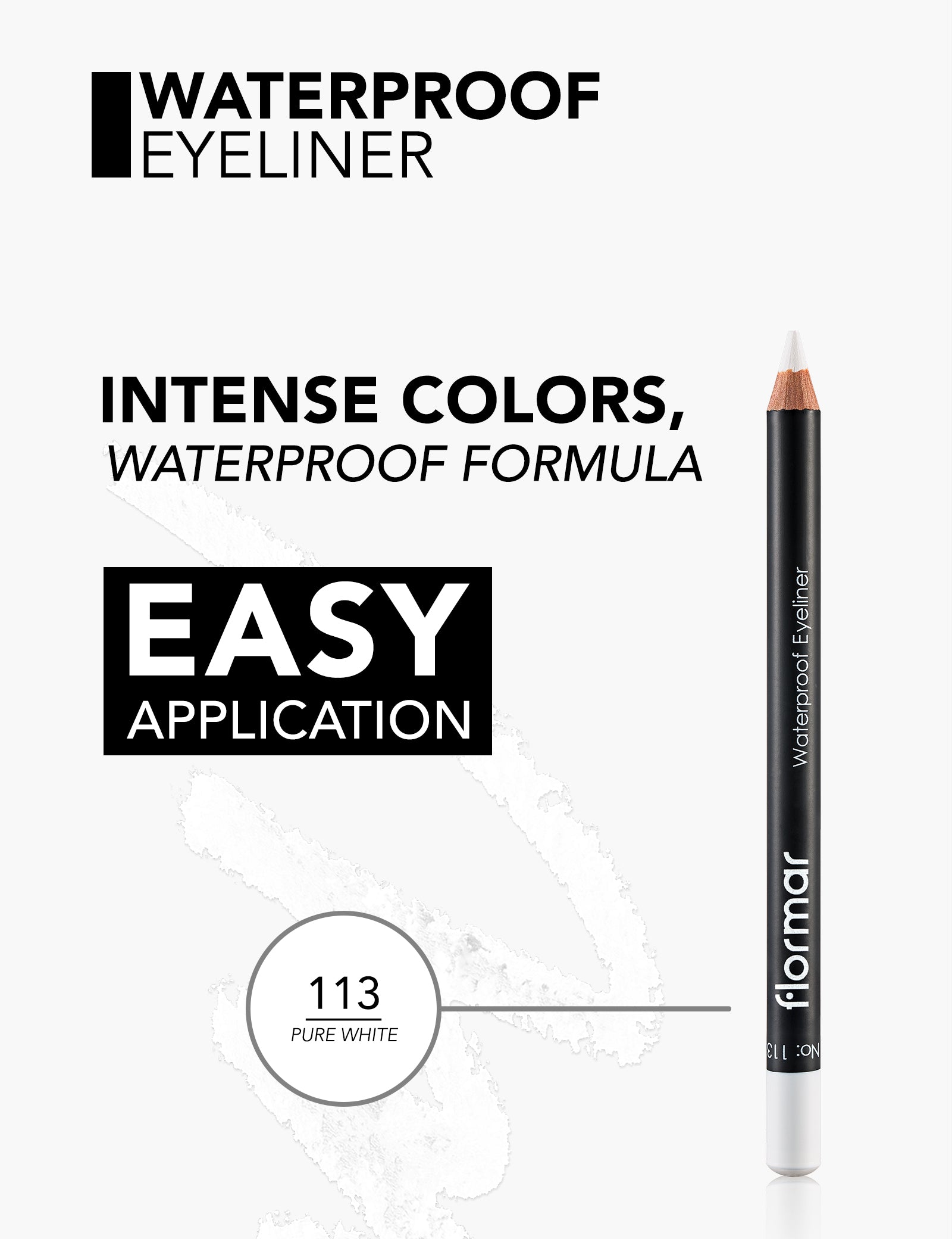 Pretty by Flormar Eyeliners Matita Occhi 101 Black Ice