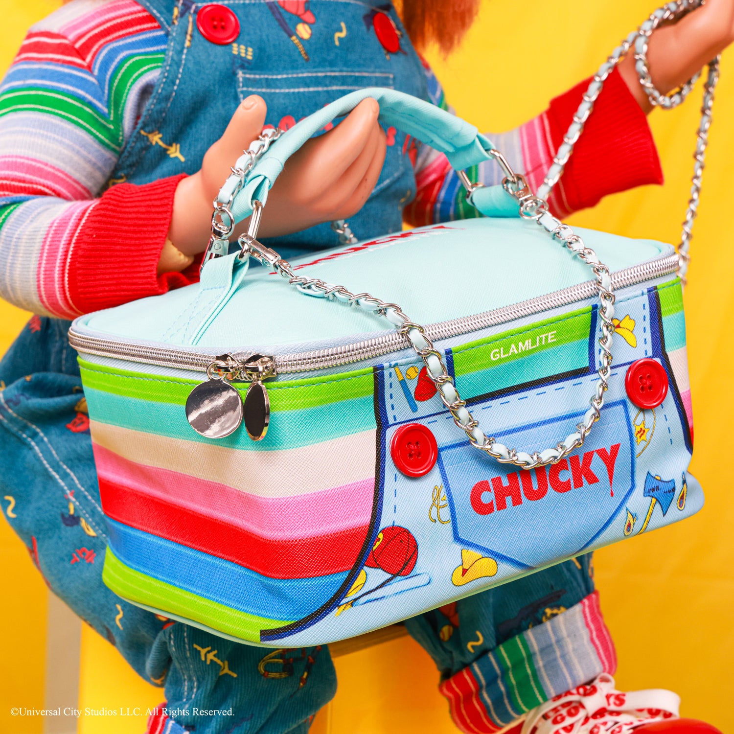 Glamlite Makeup Bags Chucky Good Guys Bag borsa trucco
