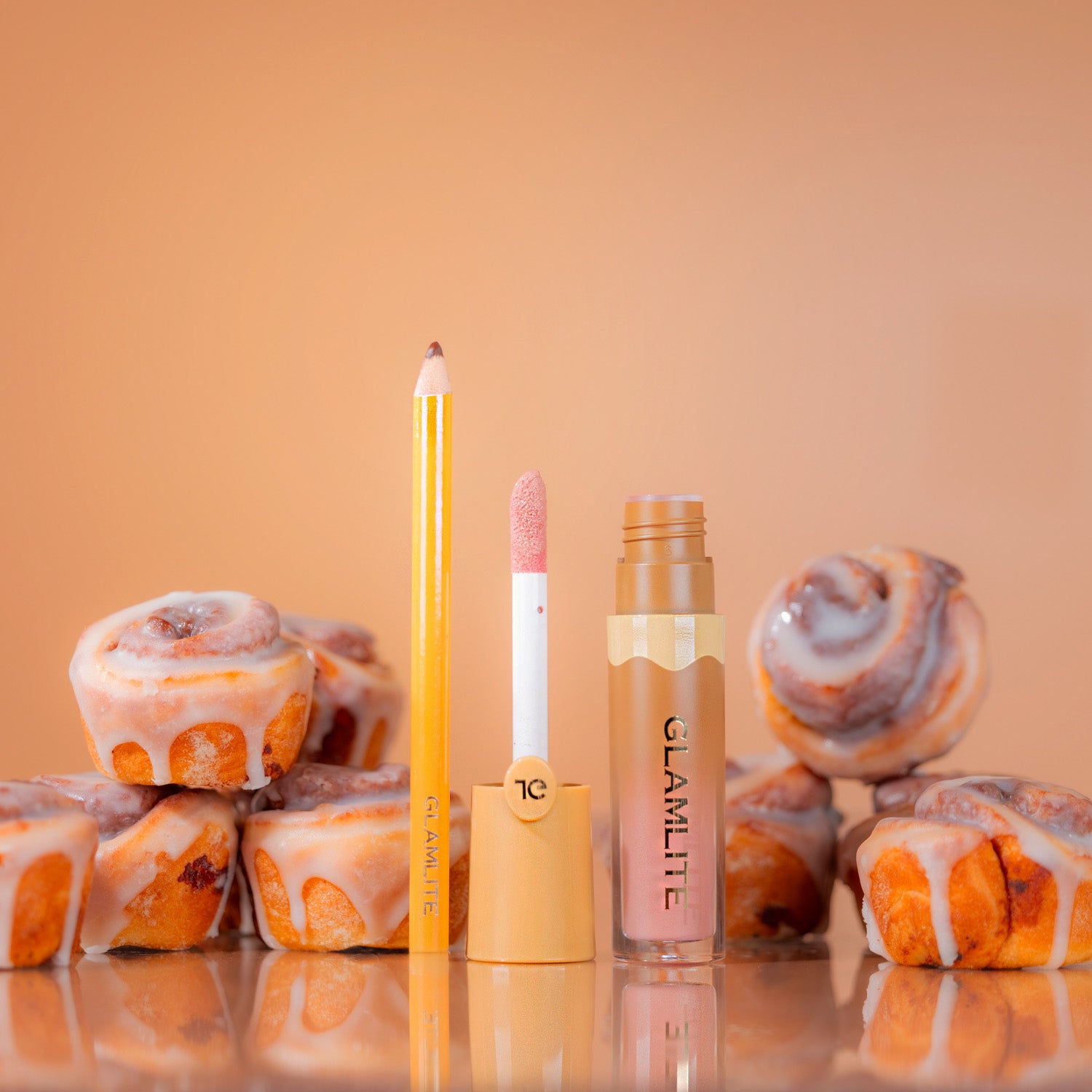 Glamlite Cinnamon Swirl kit labbra matita e gloss
