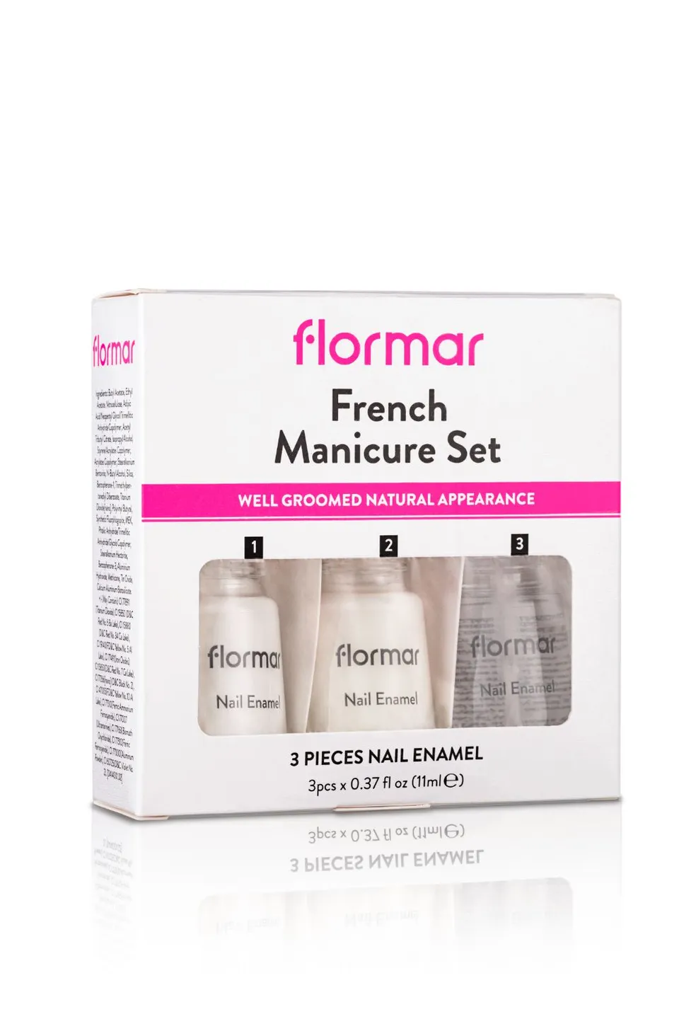 Pretty by Flormar Pretty Accessories kit smalto 301/227/310 french