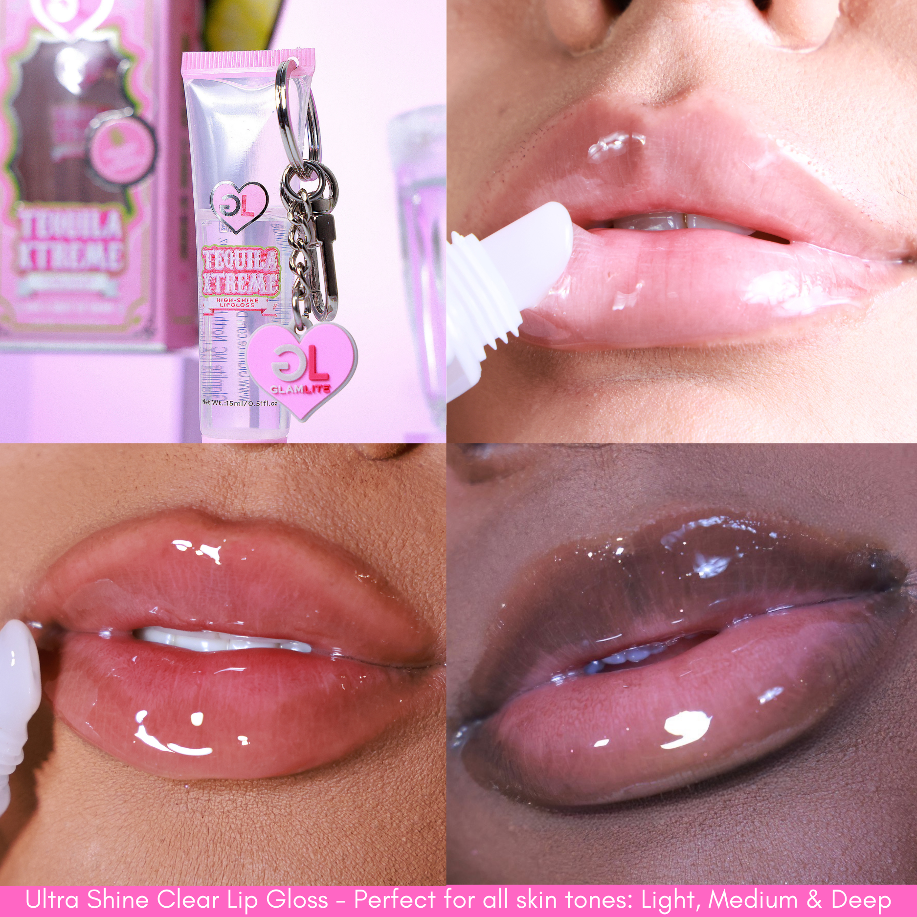 Glamlite Tequila Xtreme Lip Gloss lucidalabbra trasparente