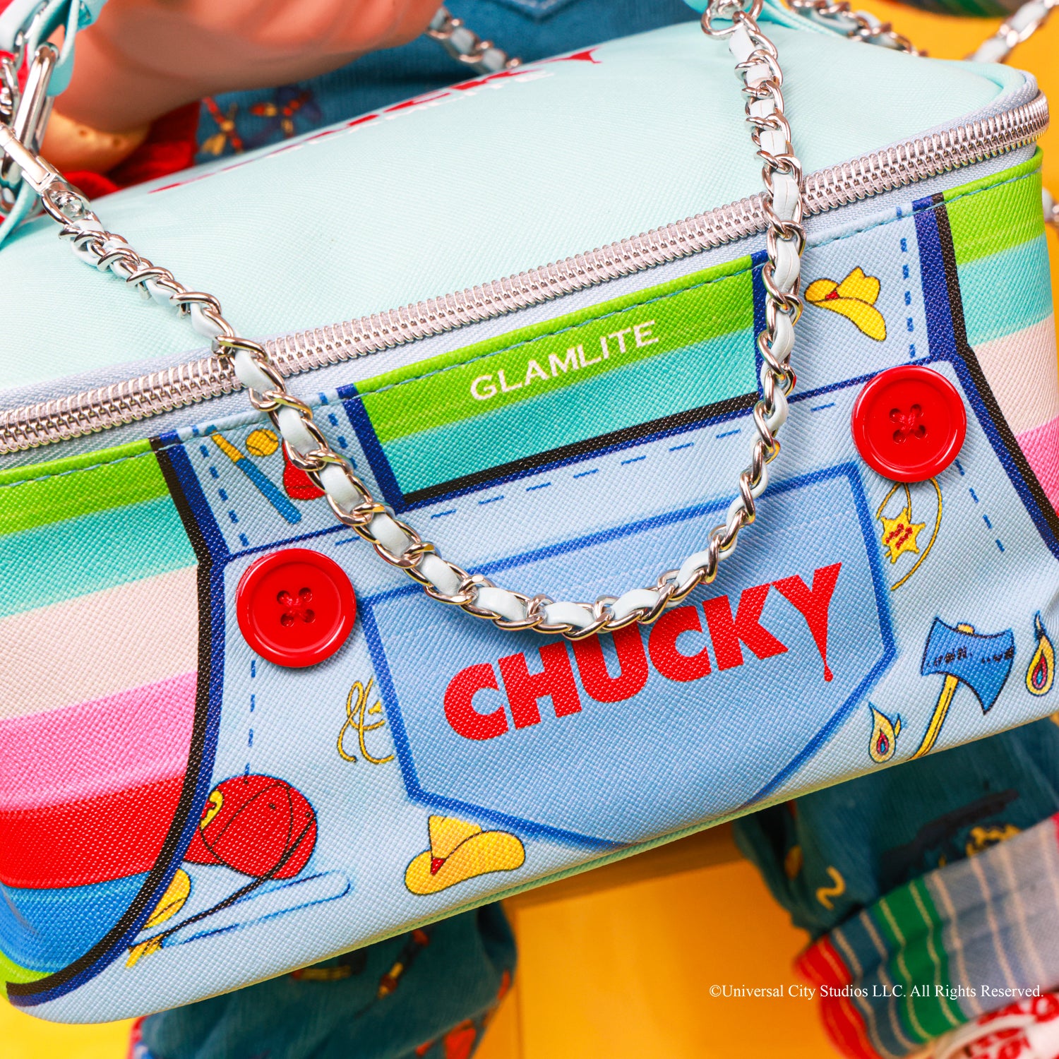 Glamlite Makeup Bags Chucky Good Guys Bag borsa trucco