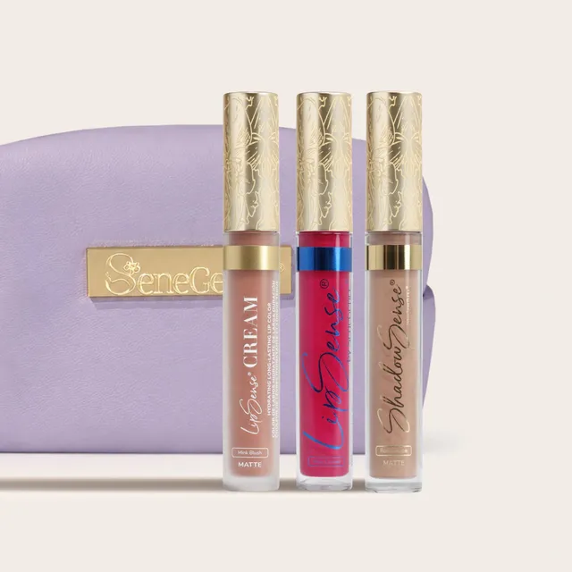 LipSense Lips Blushed Rose Collection rossetto + gloss + ombretto