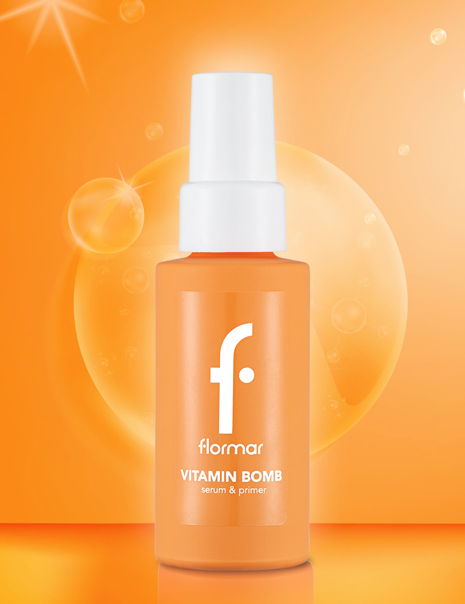 Pretty by Flormar Vitamin Bomb Serum&Primer base 001 Yellow glow