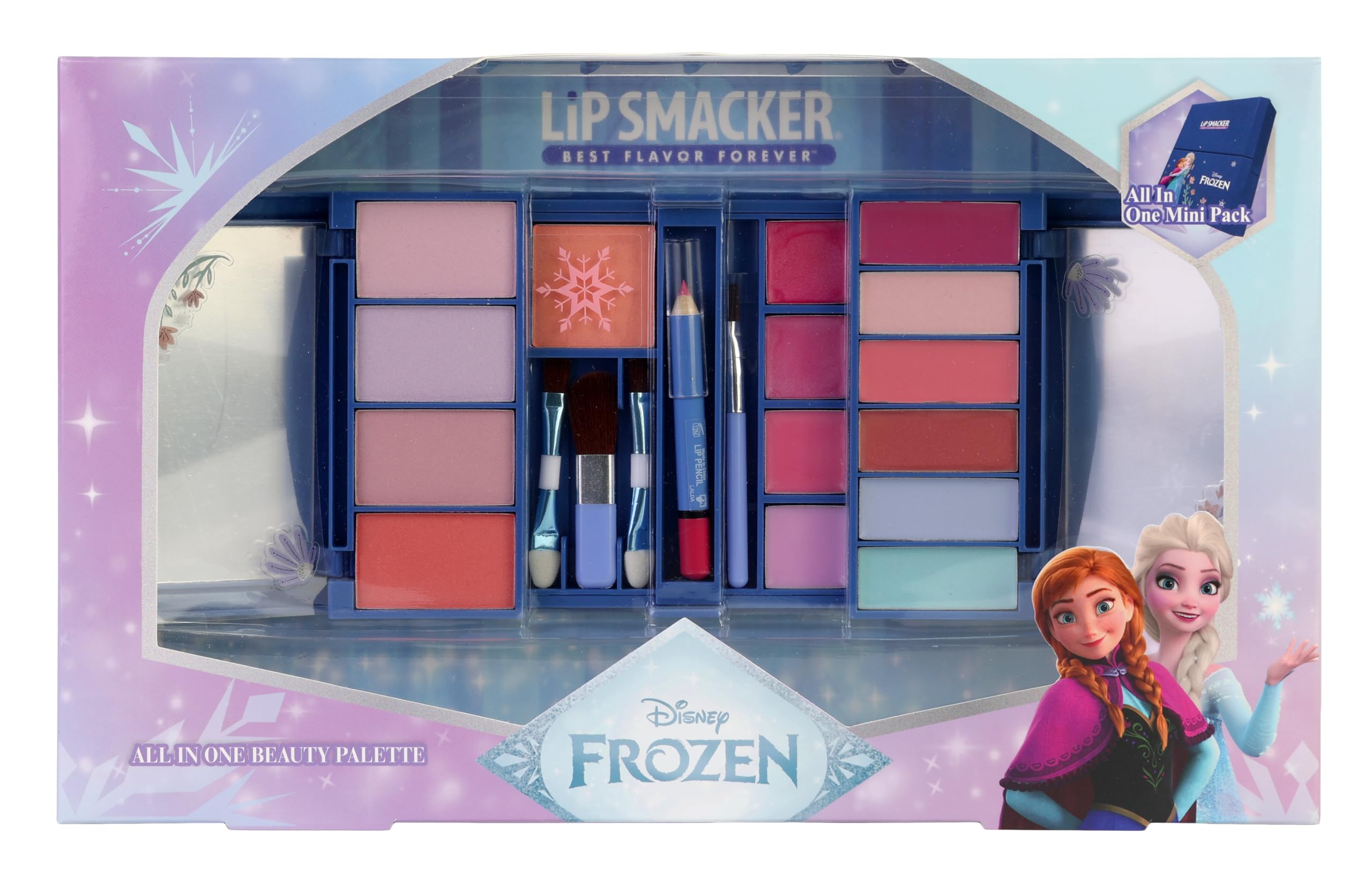 Lip Smacker Disney Frozen palette trucco bambina glitter pastello