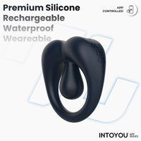 INTOYOU Kenny anello vibrante pendolo app blu scuro