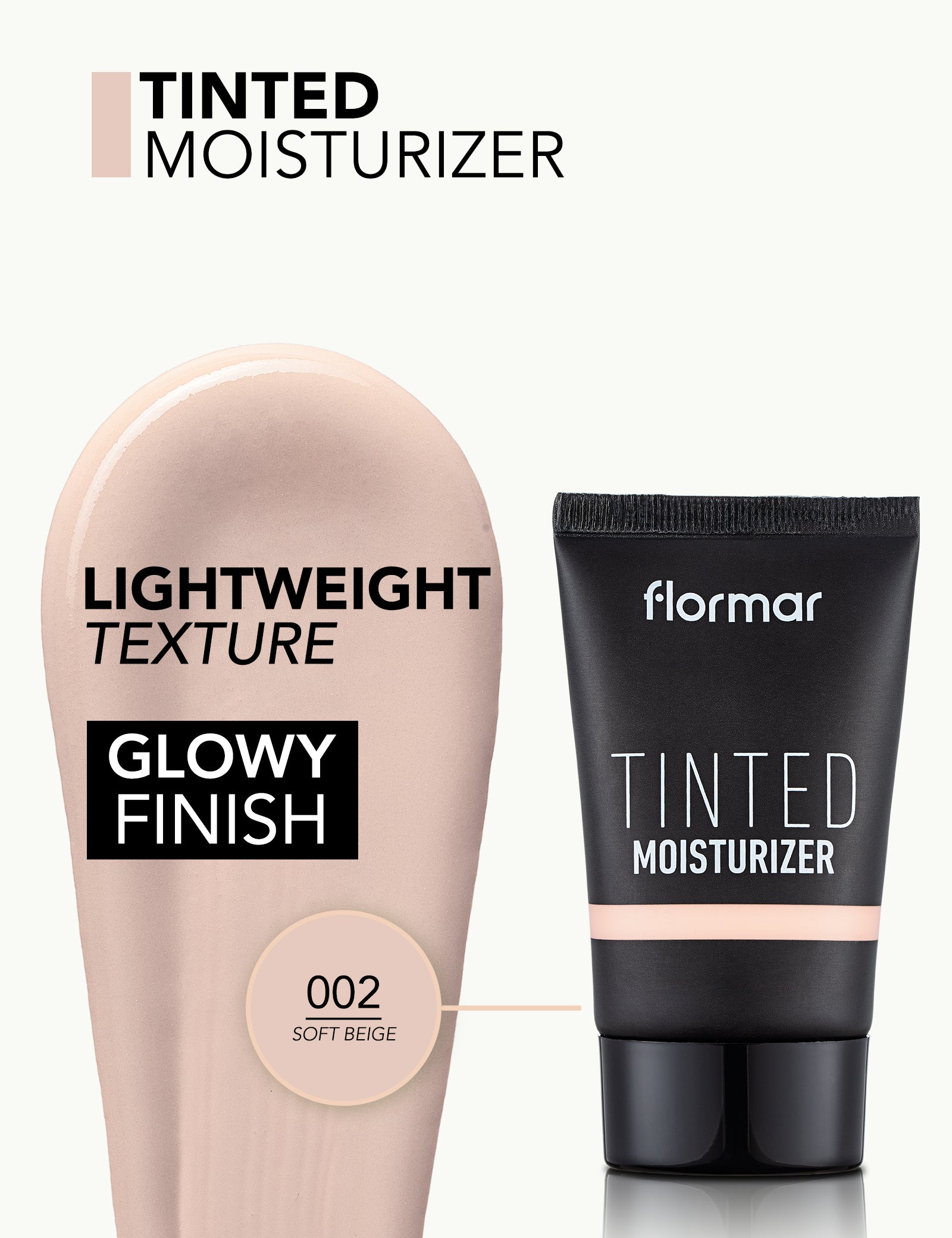 Pretty by Flormar Tinted Moisturizer fondotinta 001 Pure Beige