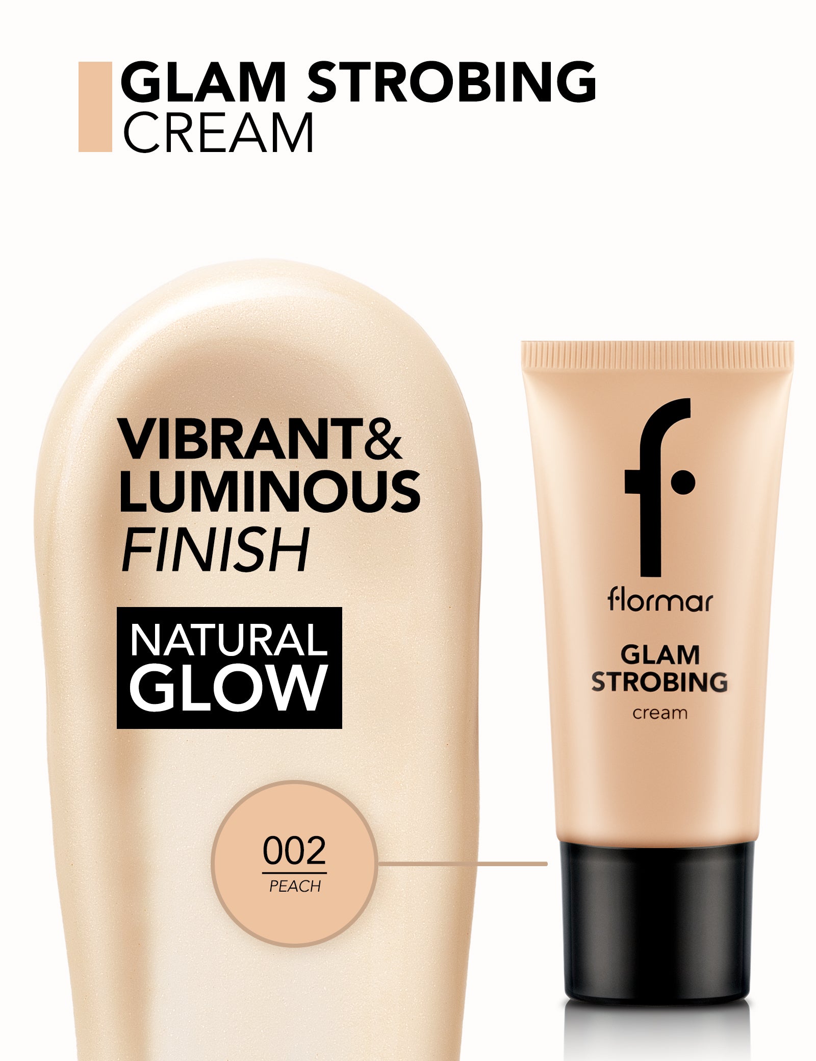 Pretty by Flormar Glam Strobing Cream illuminante 001 Silver