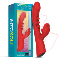 INTOYOU Trixy vibratore clitoride tapping biting con app 4 motori