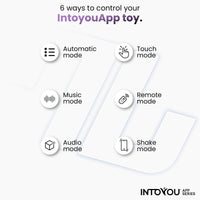 INTOYOU Egg Vibrator uovo vibrante blu rosa con app