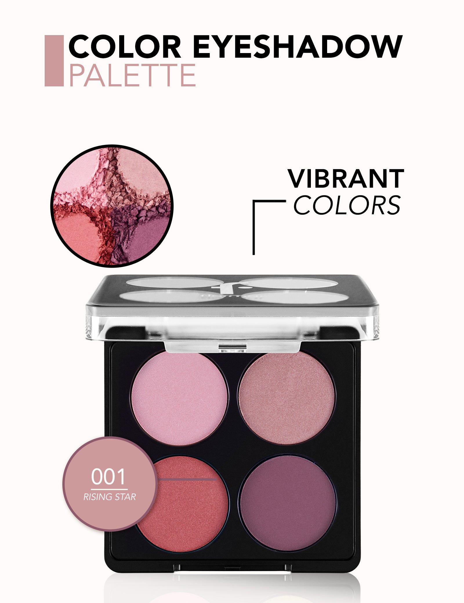 Pretty by Flormar Color 001 Rising Star Palette Ombretti 5 Colori