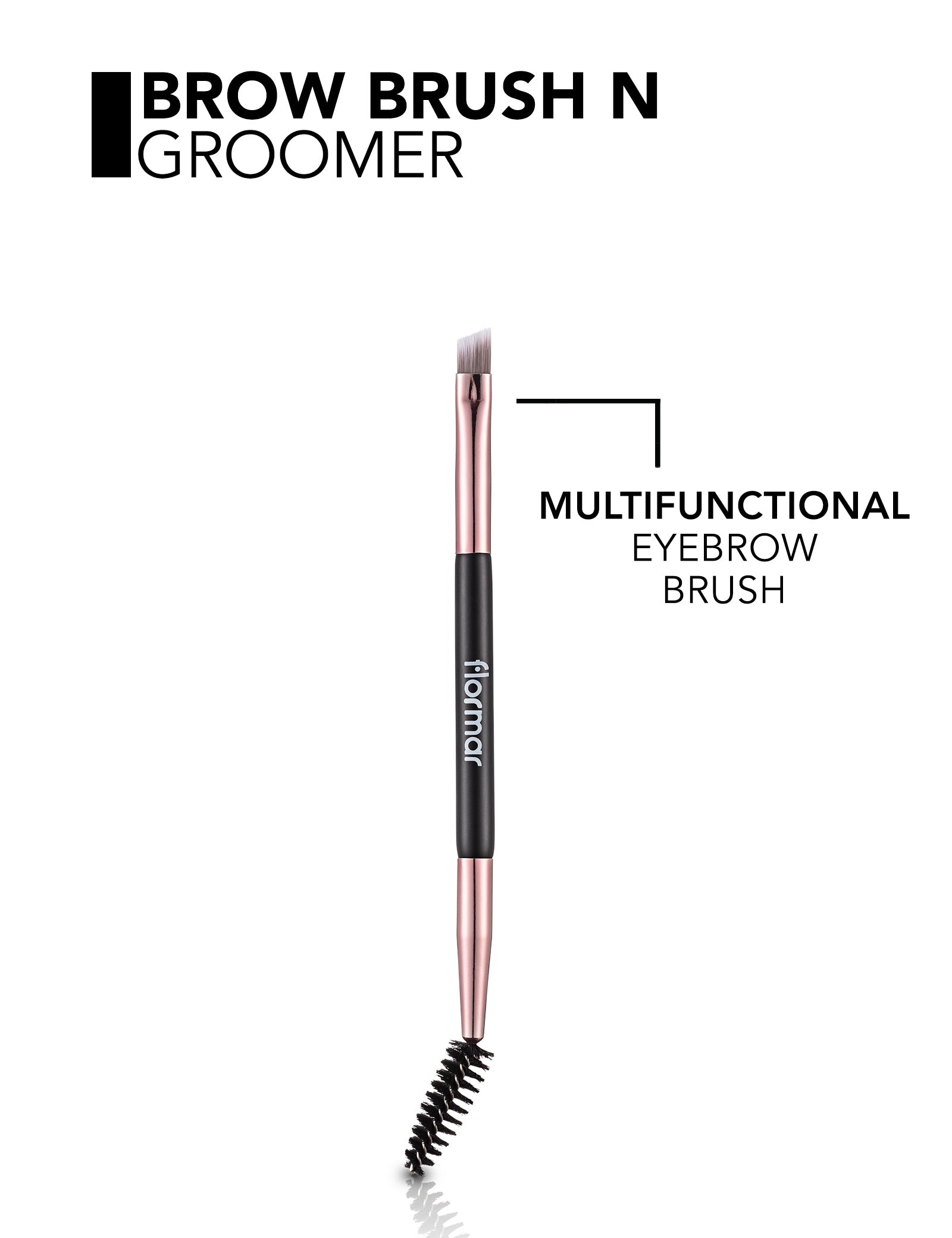 Pretty by Flormar Eyebrows Brow Brush&Groomer pennello sopracciglia