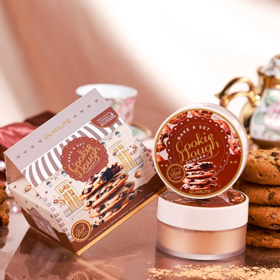 Glamlite Cookie Dough Bake & Set cipria 35g pelli medio-scure