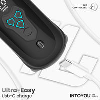 INTOYOU Torky masturbatore rotazione vibrazione compressione app